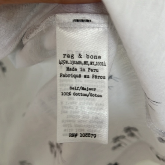 Rag & Bone palm tree Tshirt - Picture 4 of 4